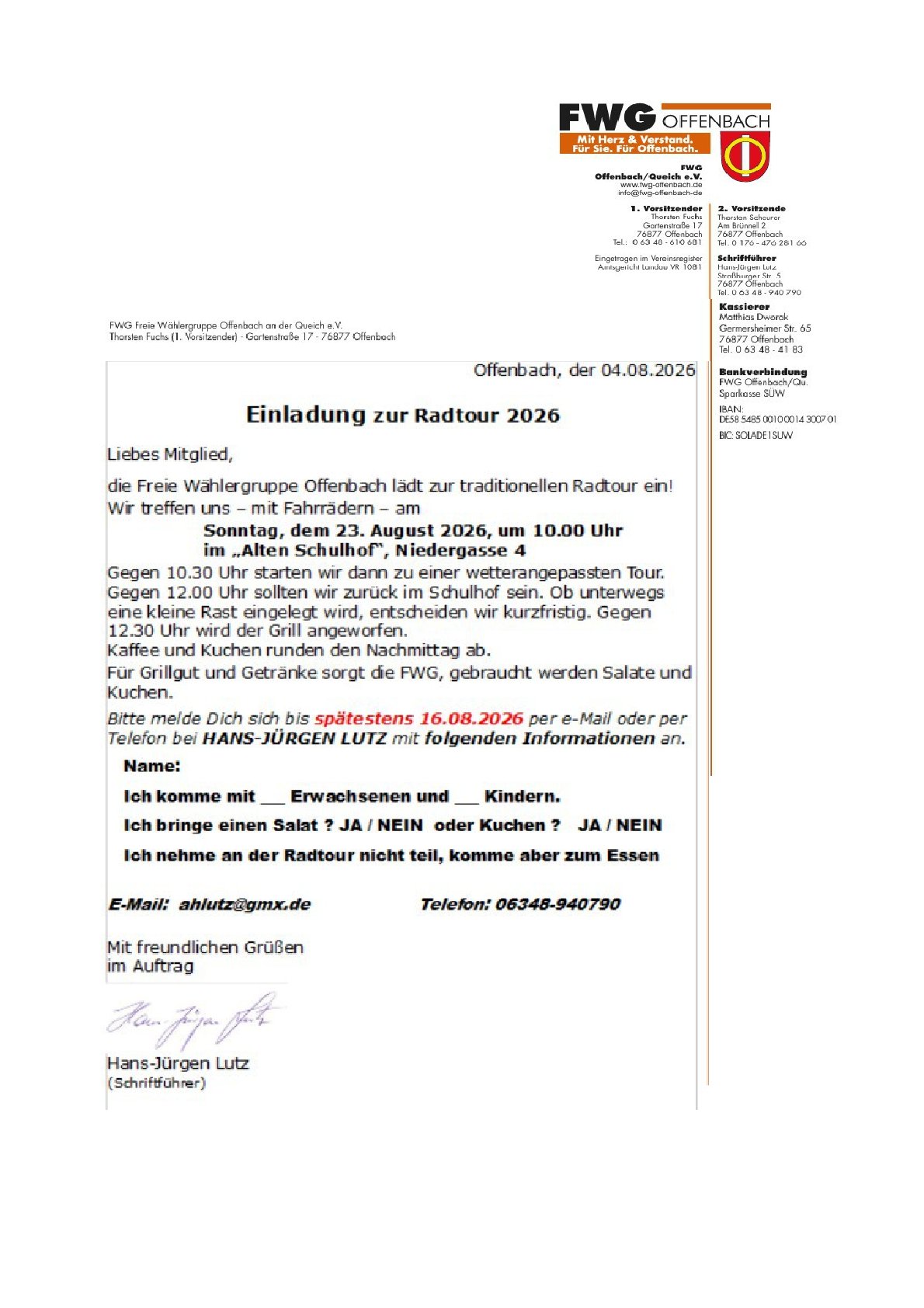 Einladung Radtour 2026 1